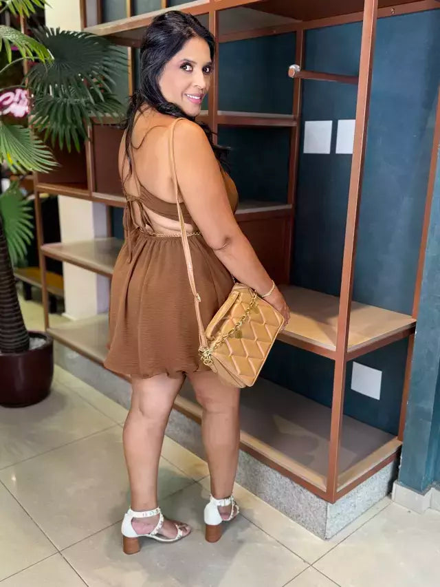 Vestido Macaquinho Plus Size Julieta