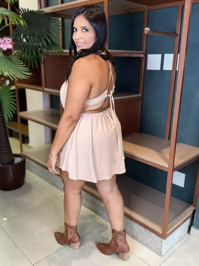 Vestido Macaquinho Plus Size Julieta
