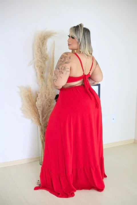 Vestido Longo Plus Size Diva