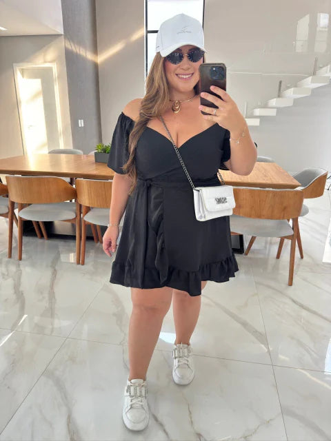 Vestido Macaquinho Plus Size Mariane