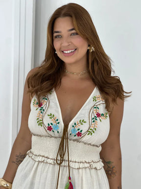 Vestido bordado