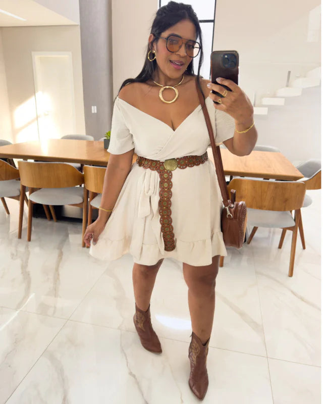 Vestido Macaquinho Plus Size Mariane