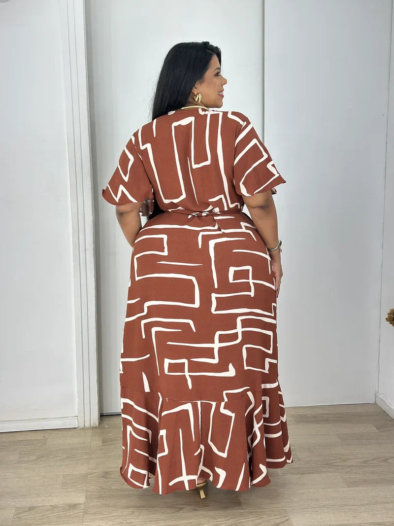 Vestido transpassado