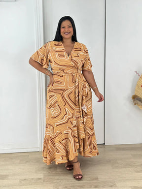 Vestido transpassado
