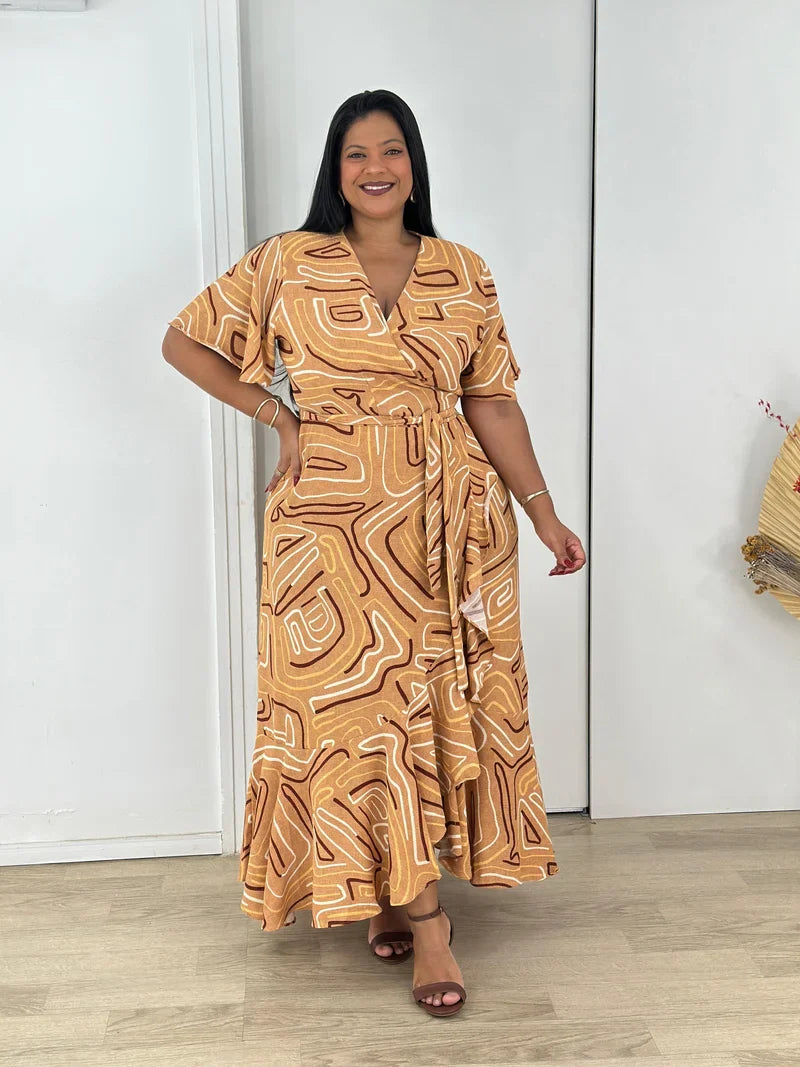 Vestido transpassado