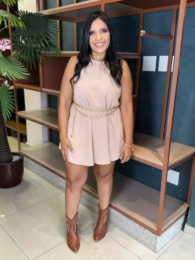 Vestido Macaquinho Plus Size Julieta